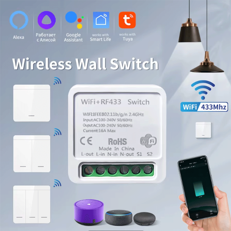 Smart Home For Living - Tuya WiFi Smart Light Switch Smart