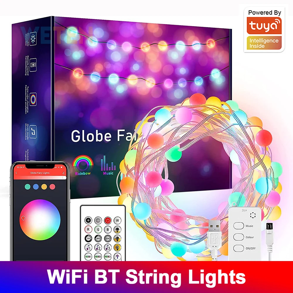 Smart Home Usb - Tuya WiFi Smart Fairy Lights Outdoor