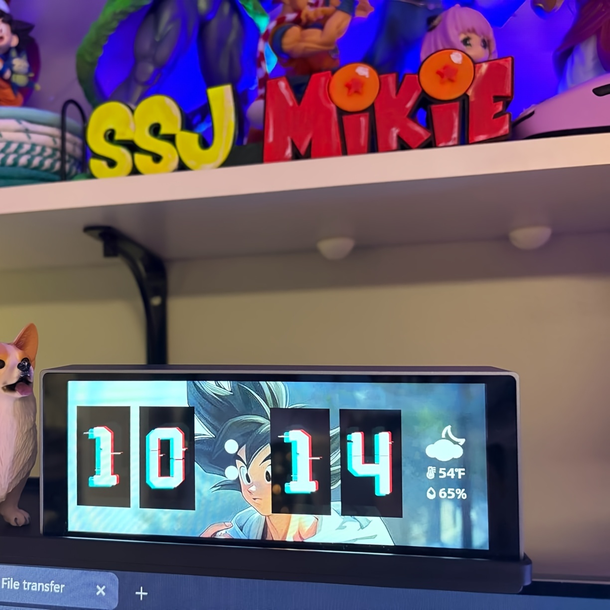 Smart Home Interior - RGB Quantum Clock LED Night Light