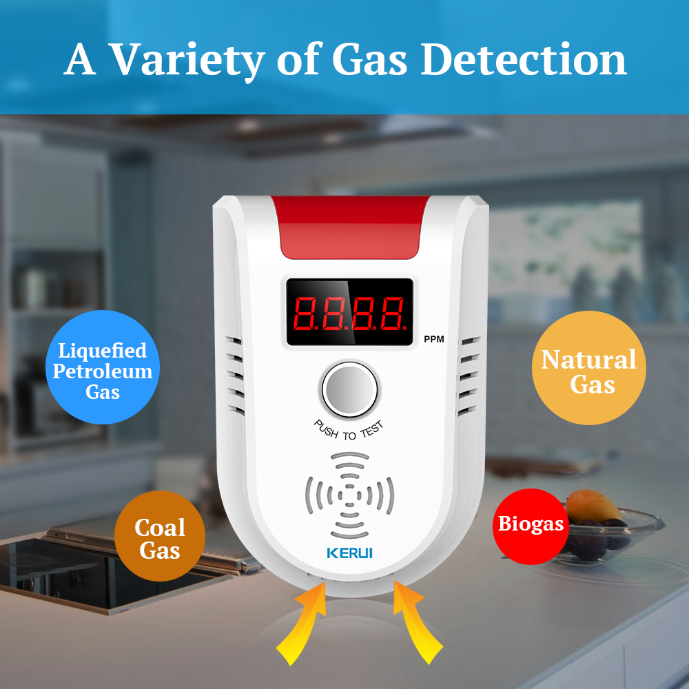 KERUI GD13 LPG GAS Detector Al - огляд і ціна Smart Home Security System