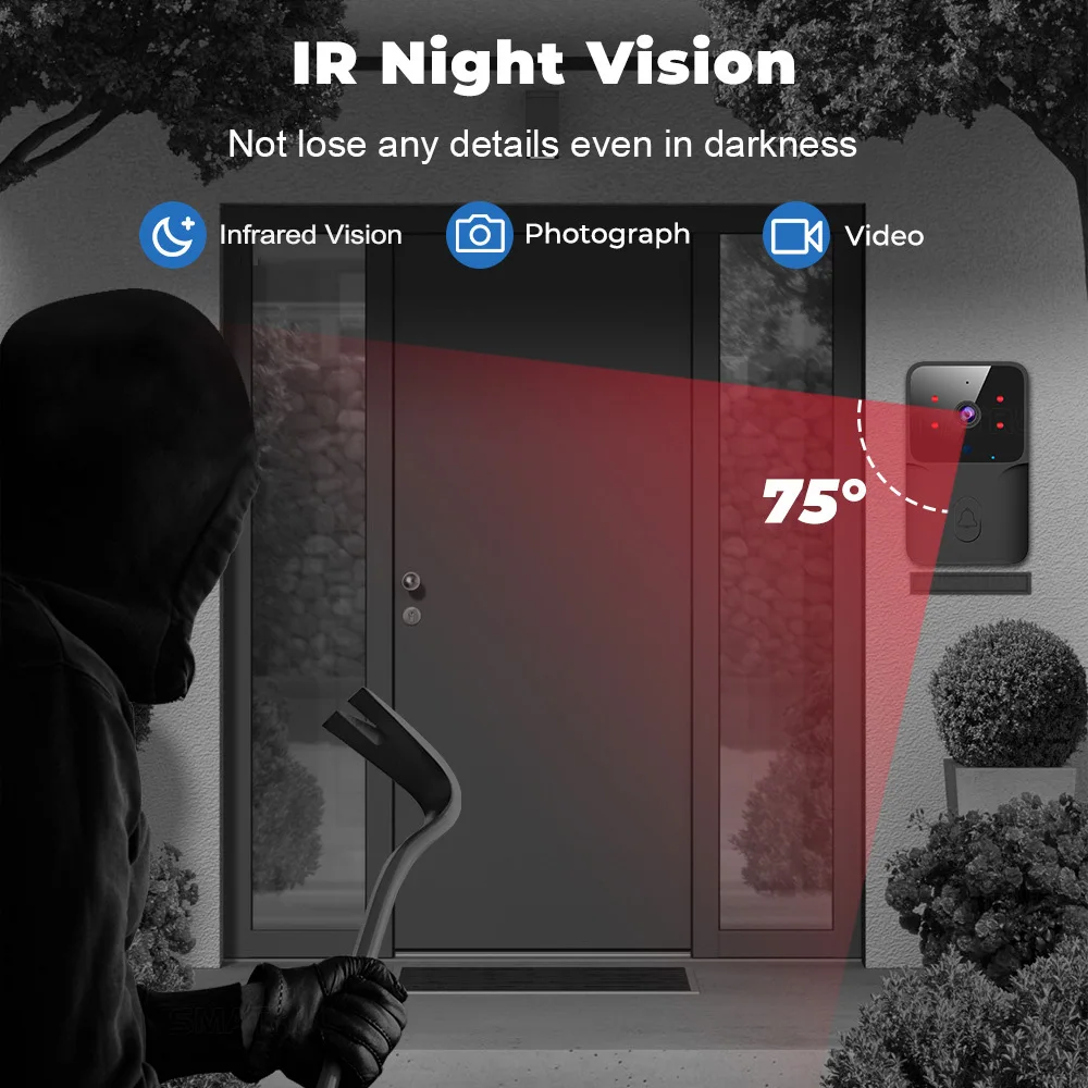 2026 WiFi Video Doorbell 1080P - огляд і ціна Smart Home Outdoor Camera