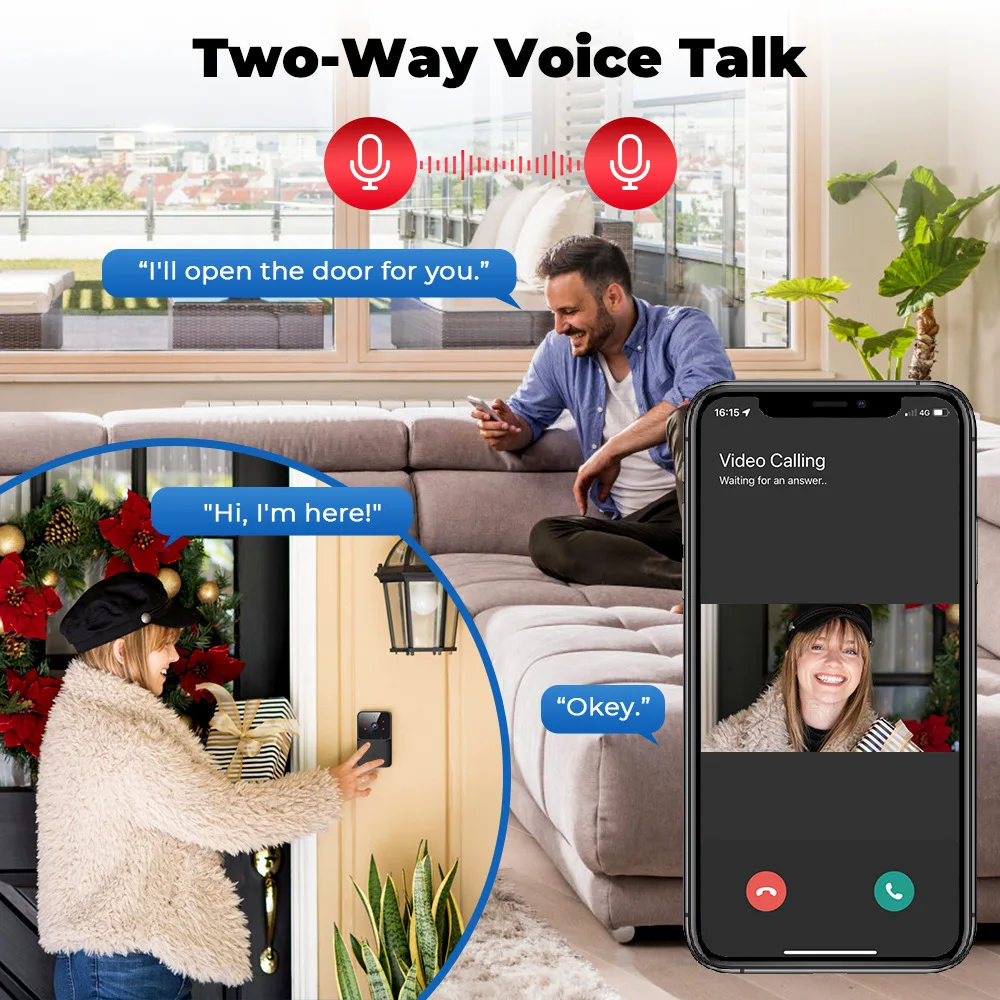 2026 WiFi Video Doorbell 1080P - огляд і ціна Smart Home Outdoor Camera