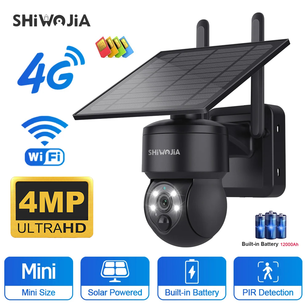 SHIWOJIA WIFI Wireless PTZ Sol - огляд і ціна Smart Home Outdoor Camera