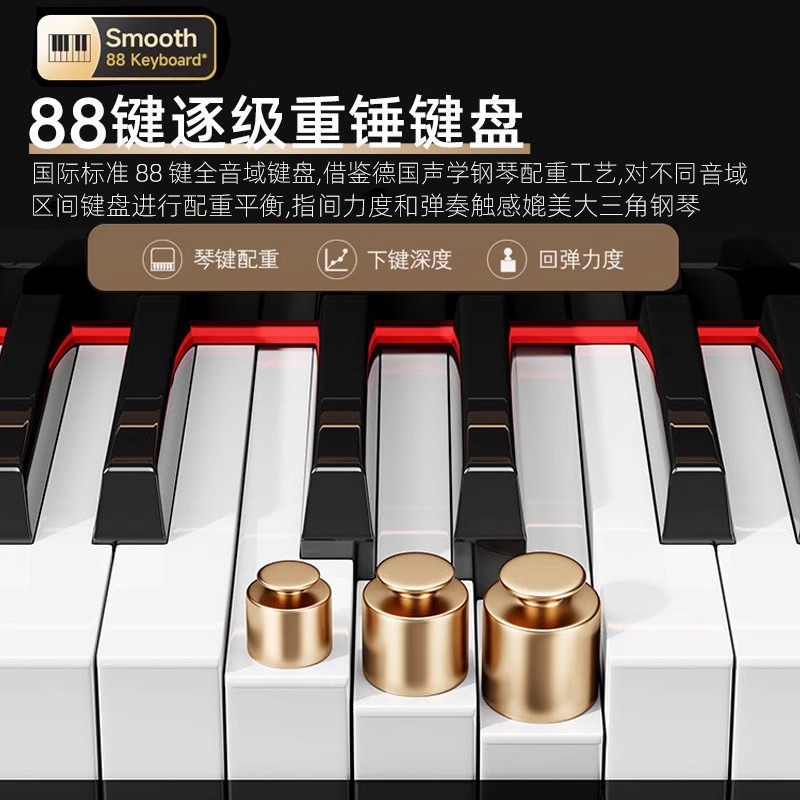 Grand Piano 88-Key Weighted Sm - огляд і ціна Smart Home Uses