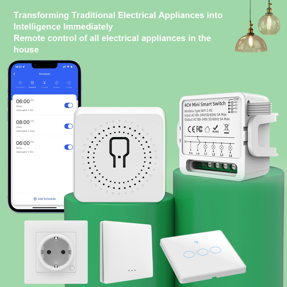 Tuya WiFi Smart Switch 1/2/3/4 - огляд і ціна Smart Home For Living