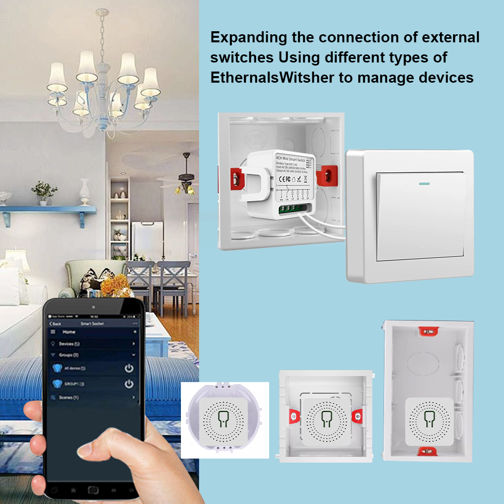 Tuya WiFi Smart Switch 1/2/3/4 - огляд і ціна Smart Home For Living
