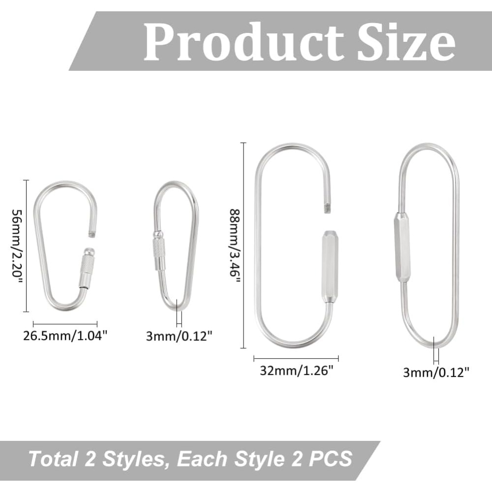 4pcs 2 Styles 304 Stainless St - огляд і ціна Smart Home Key