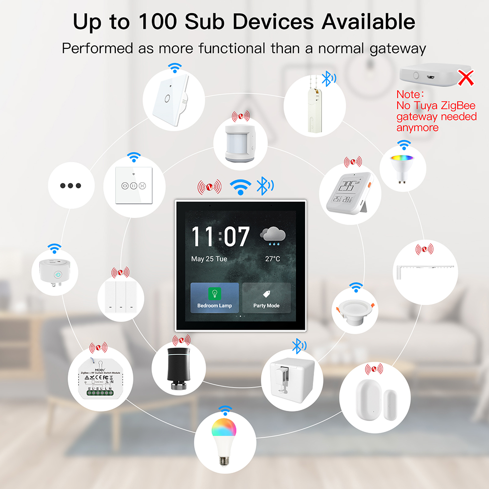ljc 2026new Tuya 4 Inch Multi- - огляд і ціна Smart Home Zigbee