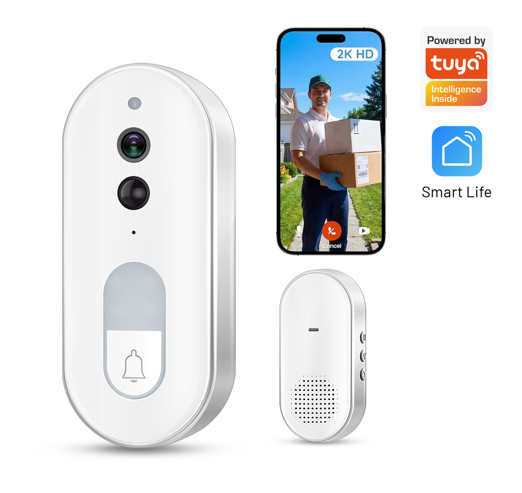 Tuya Smart Video Doorbell Wire - огляд і ціна Smart Home Outdoor Camera