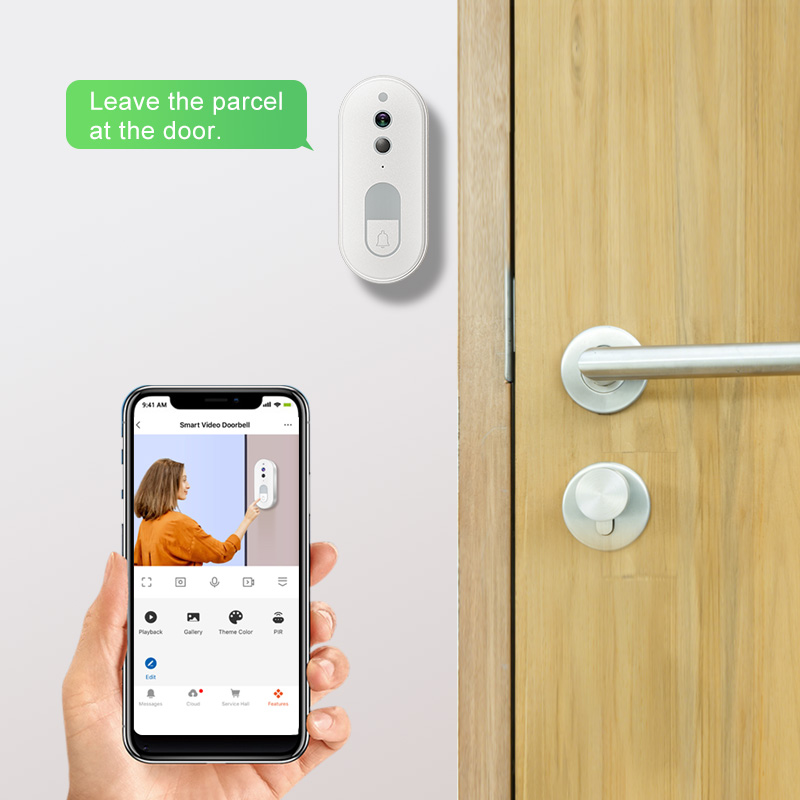 Tuya Smart Video Doorbell Wire - огляд і ціна Smart Home Outdoor Camera