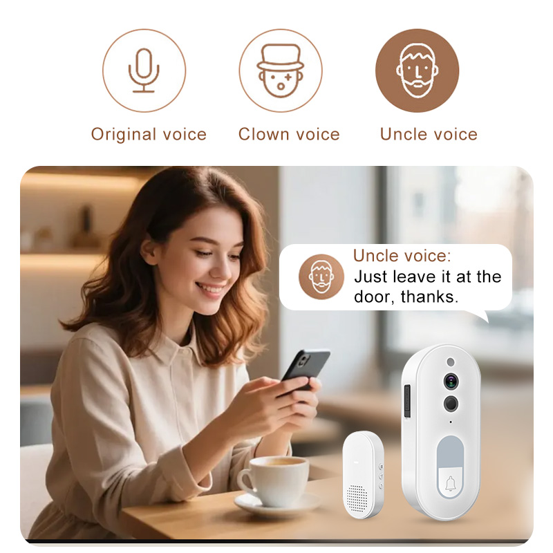 Tuya Smart Video Doorbell Wire - огляд і ціна Smart Home Outdoor Camera