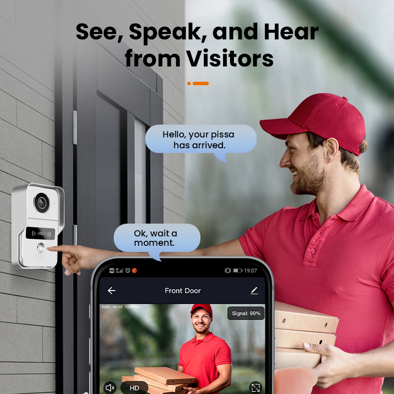 Tuya Smart 1080P Doorbell Came - огляд і ціна Smart Home Battery Camera