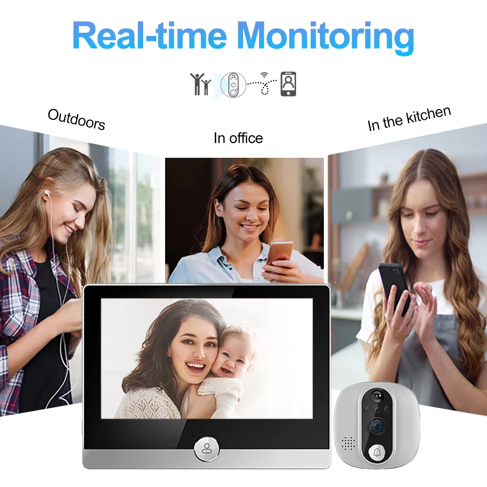 Tuya 1080P WiFi Door Bell Came - огляд і ціна Smart Home Battery Camera