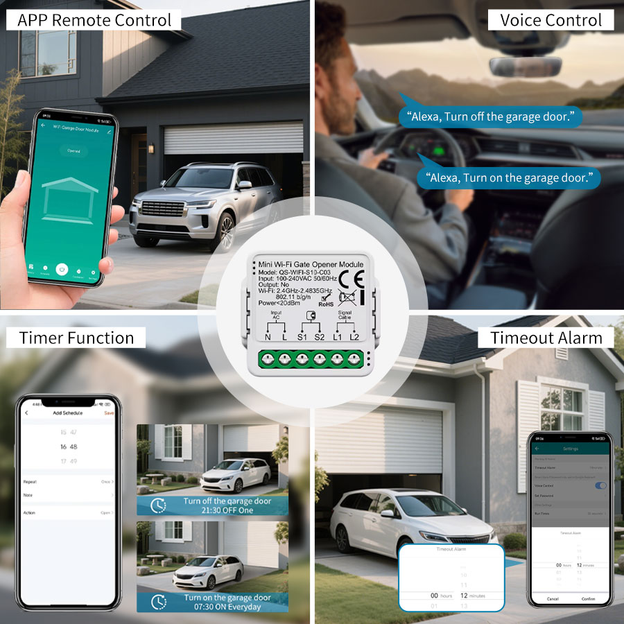 Tuya Smart WiFi or Zigbee Gara - огляд і ціна Smart Home For Living