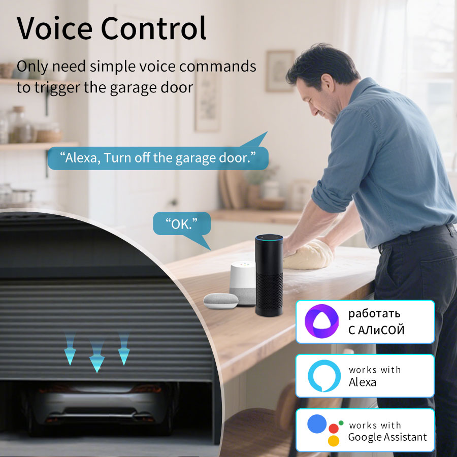 Tuya Smart WiFi or Zigbee Gara - огляд і ціна Smart Home For Living