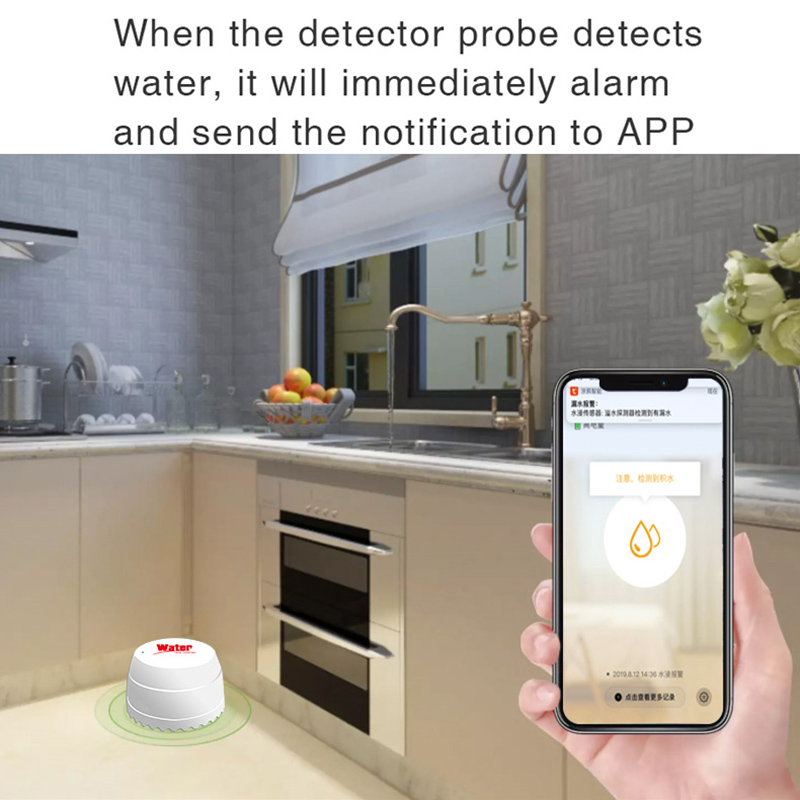 Tuya WiFi Water Leakage Sensor - огляд і ціна Smart Home Security System