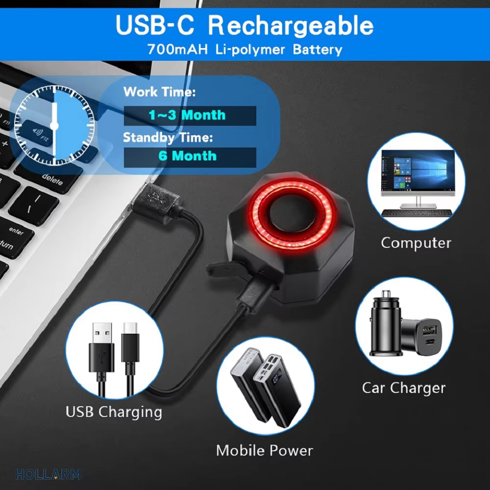 Hollarm Smart Bike Taillight A - огляд і ціна Smart Home For Windows