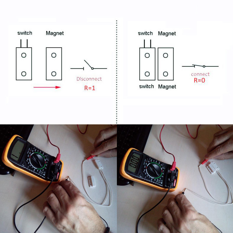 1/2/3/4/5/10/20PCS MC-38 Wired - огляд і ціна Smart Home Security System