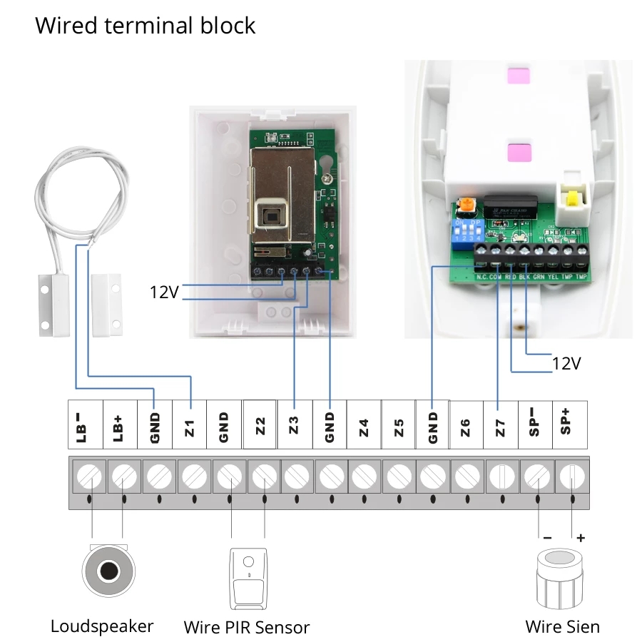 1/2/3/4/5/10/20PCS MC-38 Wired - огляд і ціна Smart Home Security System