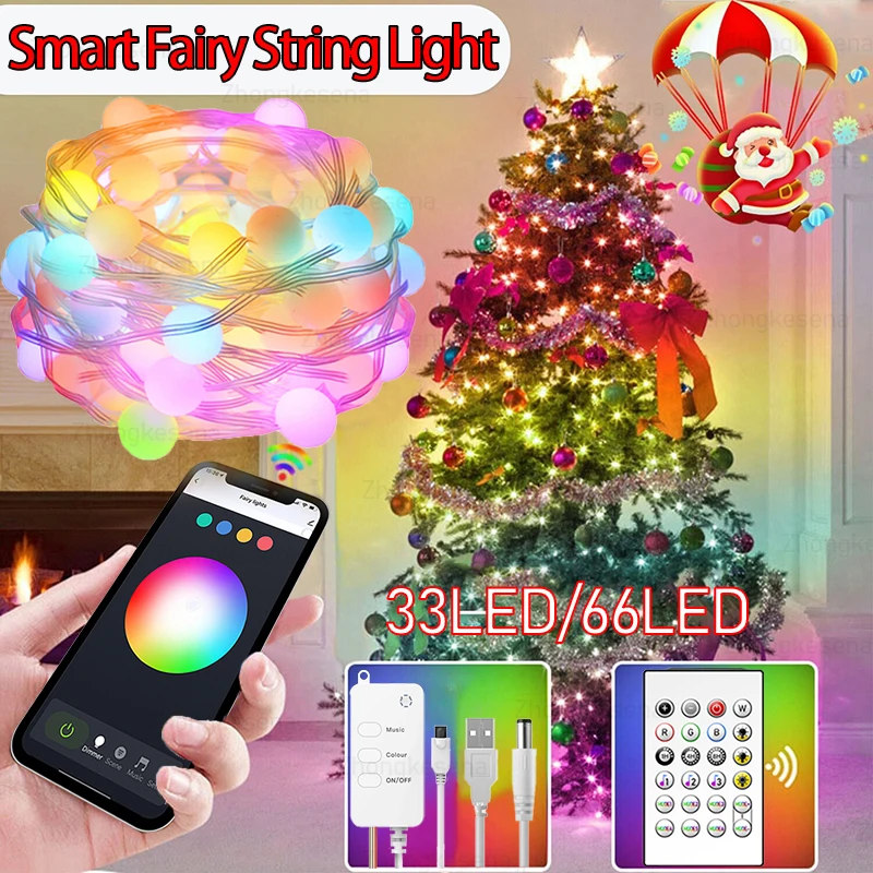 Tuya WiFi Smart Fairy Lights O - огляд і ціна Smart Home Usb
