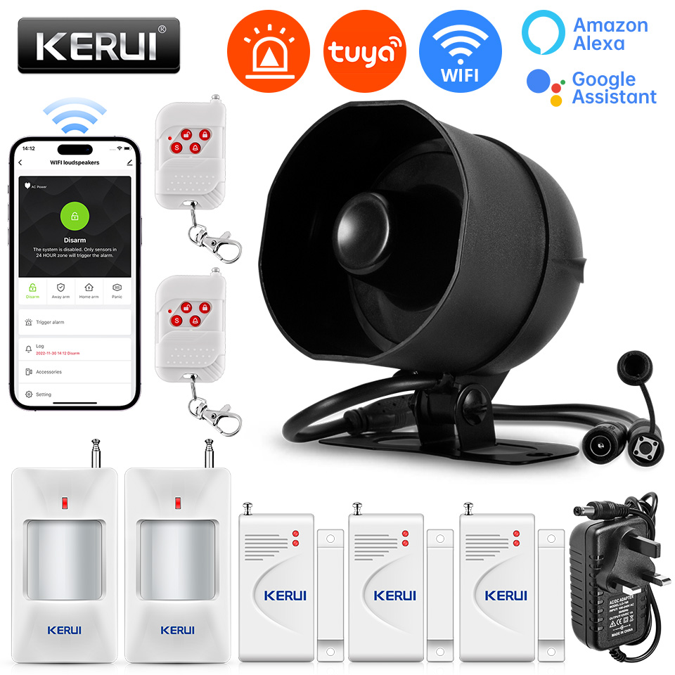 KERUI 120db Siren Alarm System - огляд і ціна Smart Home Ecosystems