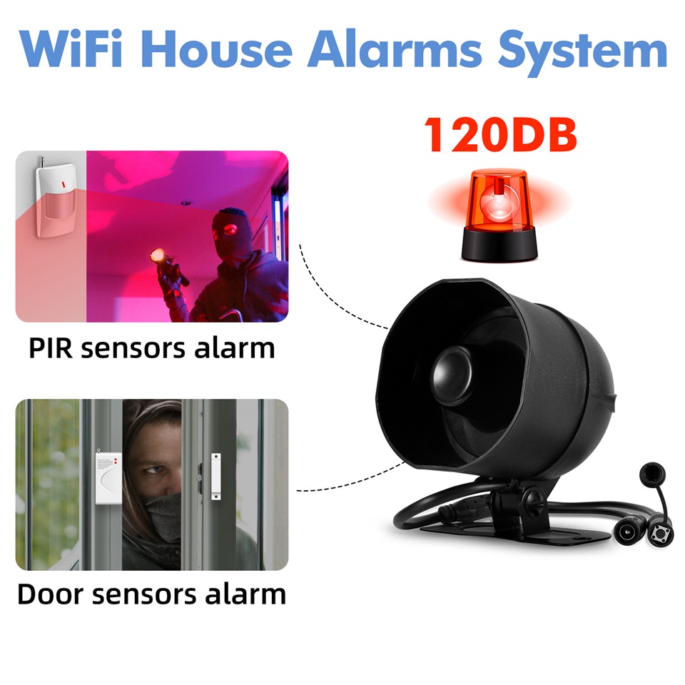 KERUI 120db Siren Alarm System - огляд і ціна Smart Home Ecosystems