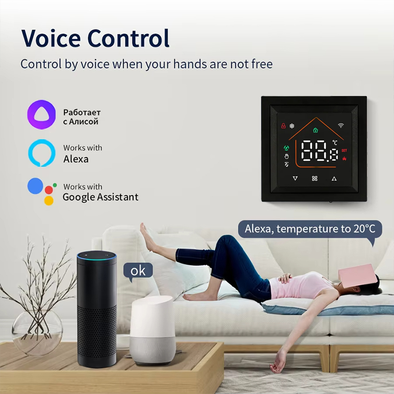 Smart WiFi Thermostat Works Tu - огляд і ціна Smart Home Security System