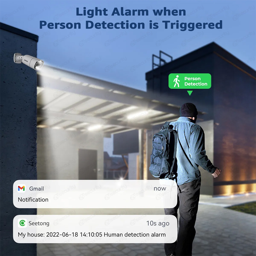 4K PoE Security Camera System  - огляд і ціна Smart Home Outdoor Camera