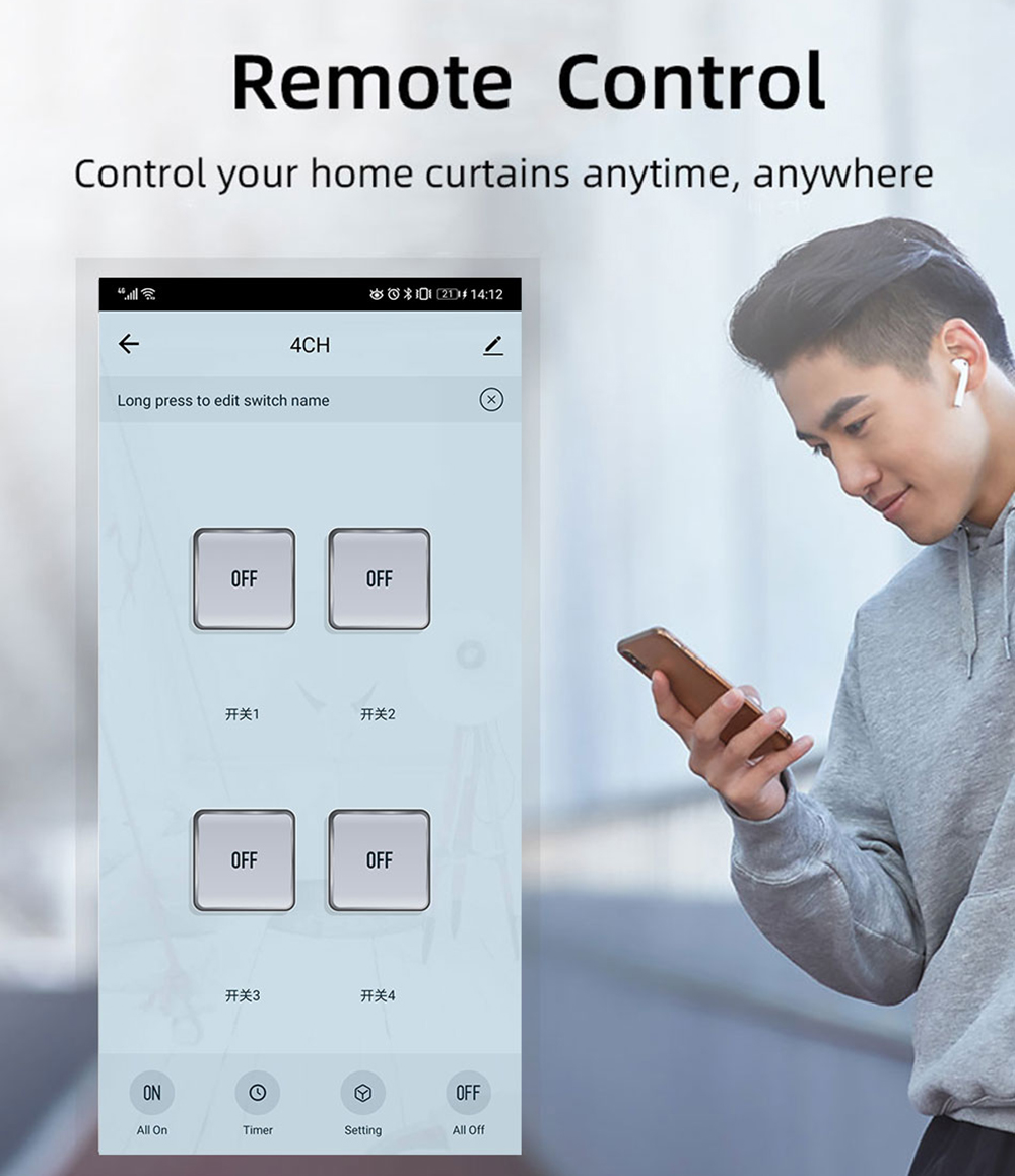 Tuya 4CH Zigbee Switch Relay M - огляд і ціна Smart Home Zigbee