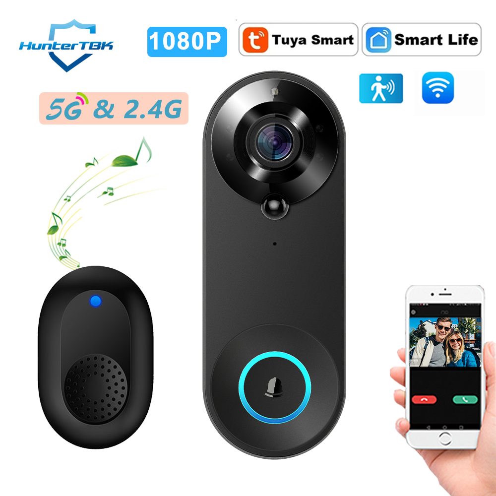 5G 2.4G WiFi Video Doorbell 10 - огляд і ціна Smart Home Battery Camera