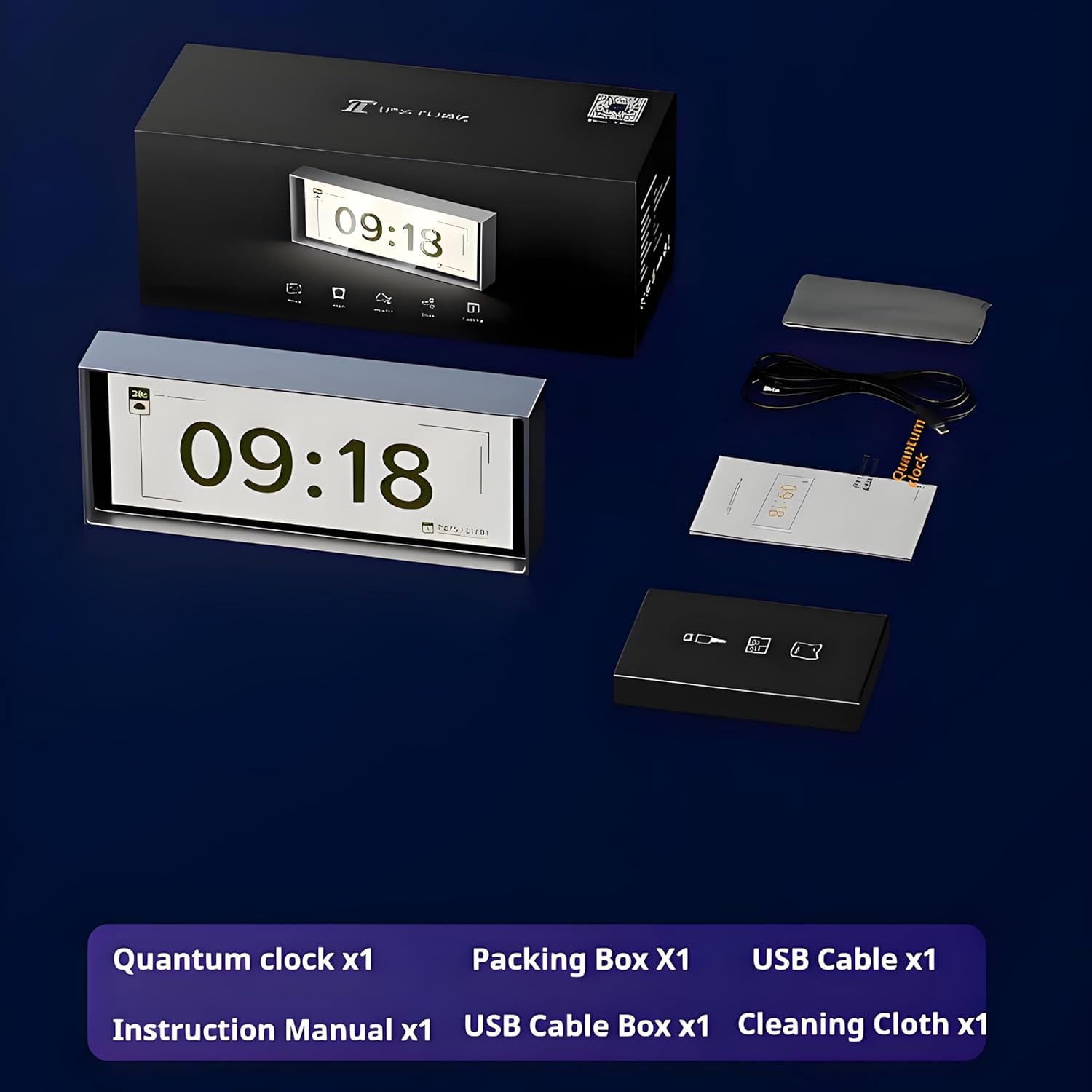 RGB Quantum Clock LED Night Li - огляд і ціна Smart Home Interior