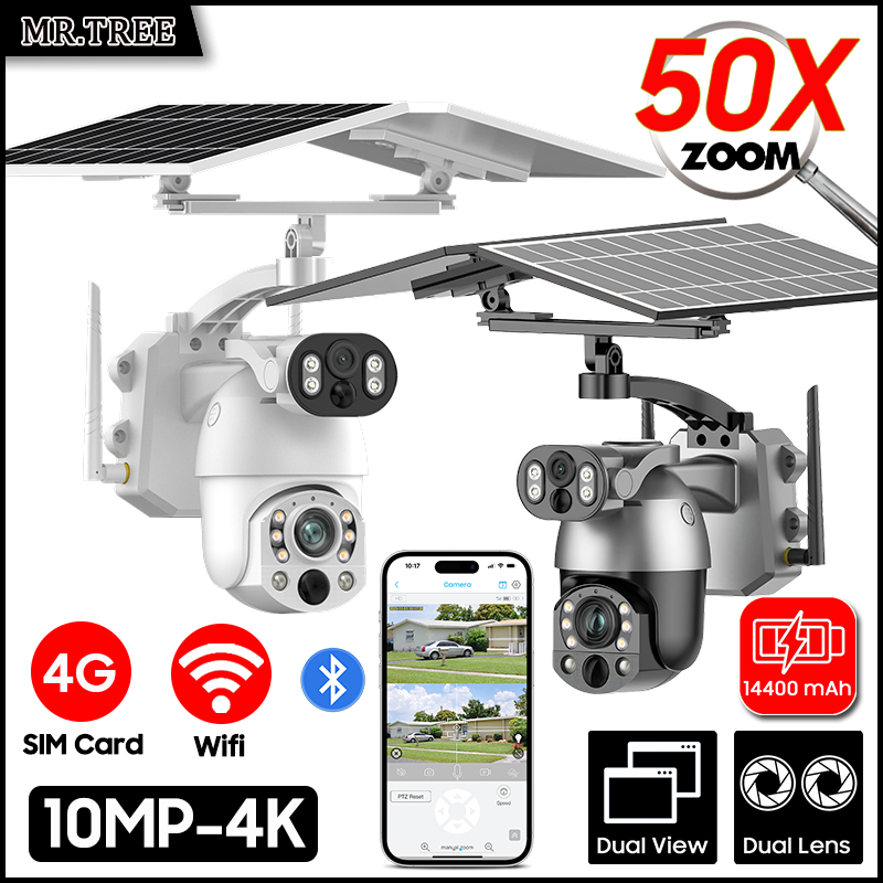 4K 50X Optical Zoom Dual Lens  - огляд і ціна Smart Home Outdoor Camera