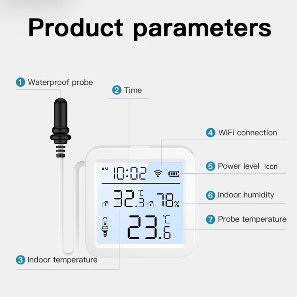 WiFi Humidity Temperature Sens - огляд і ціна Smart Home For Living